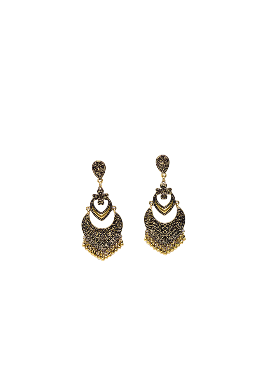 Namokriti Antique Ethnic Earrings – Traditional Charm for Festive Looks